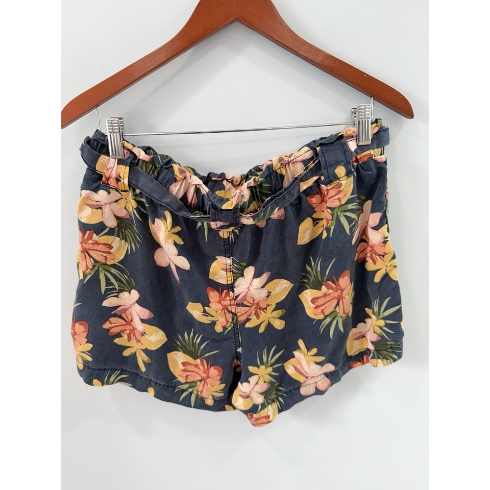 Time and Tru Floral Shorts Women's Size M 8-10 Multicolor Summer - Picture 4 of 8
